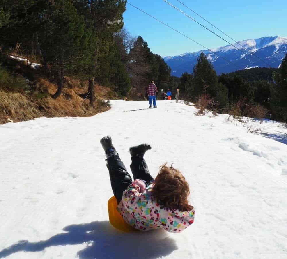 Ruta facil para iniciarse o hacer raquetas de con niños