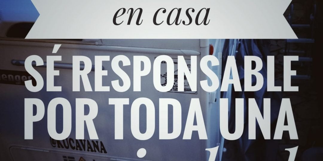 Yo me quedo en casa. Sé responsable por toda una sociedad