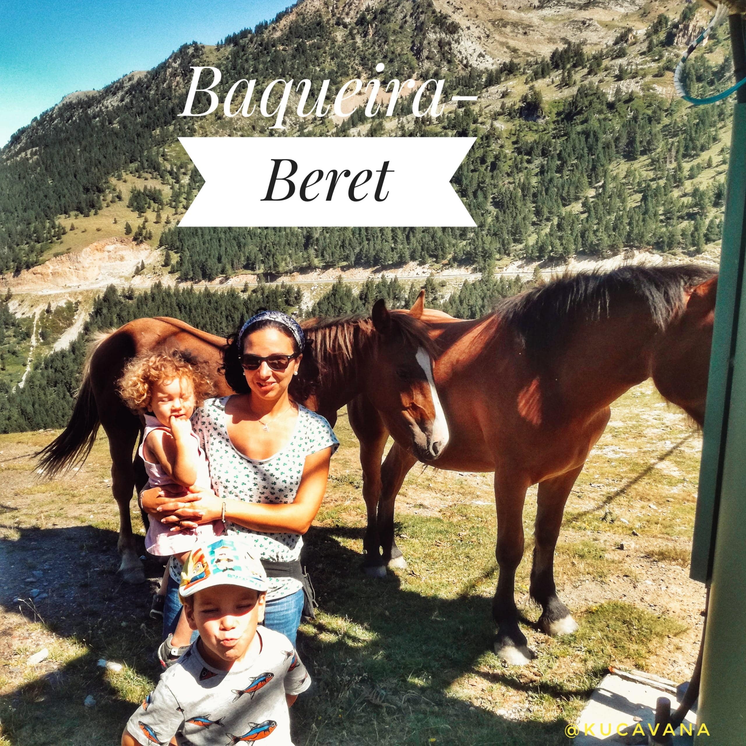 En este momento estás viendo Pirineos con niños: Baqueira- Beret entre caballos y vacas