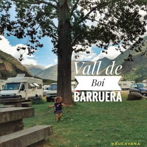 Barruera im Wohnmobil. Wohnmobilbereich von Barruera Vall de Boí