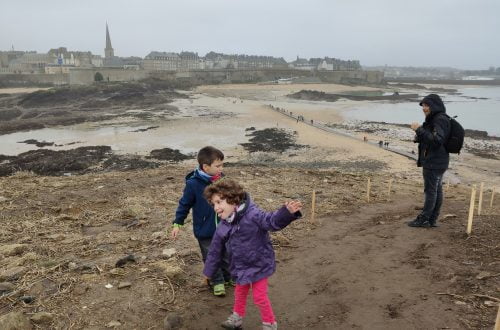 Saint Malo desde la isla de Ré