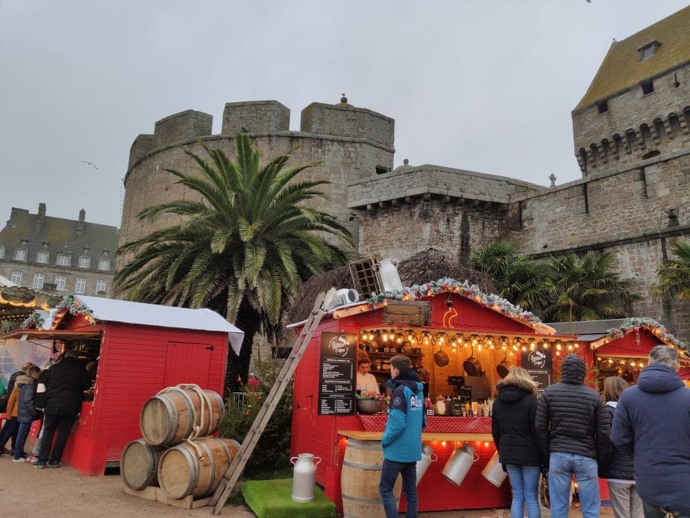 Saint-Malo, mercado de navidad