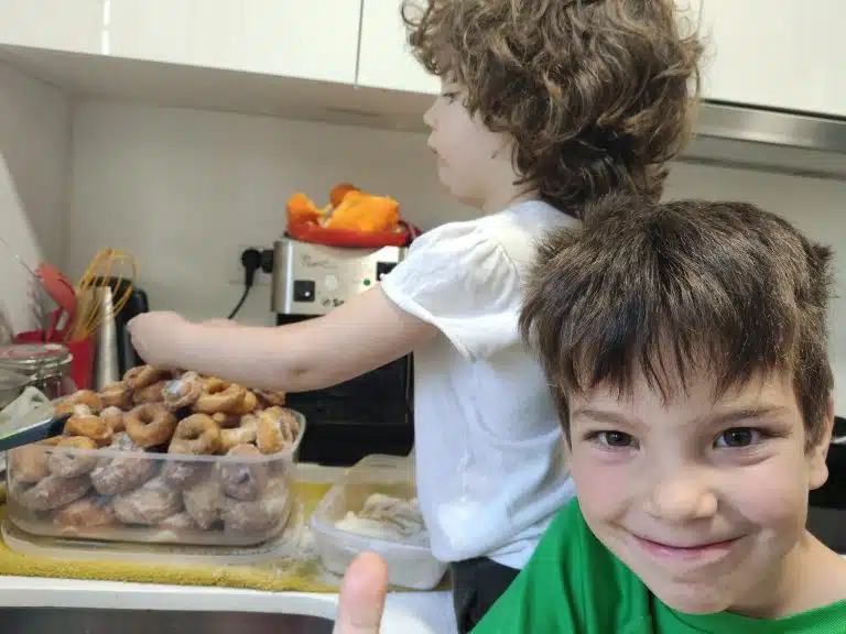 Fried orange donuts recipe