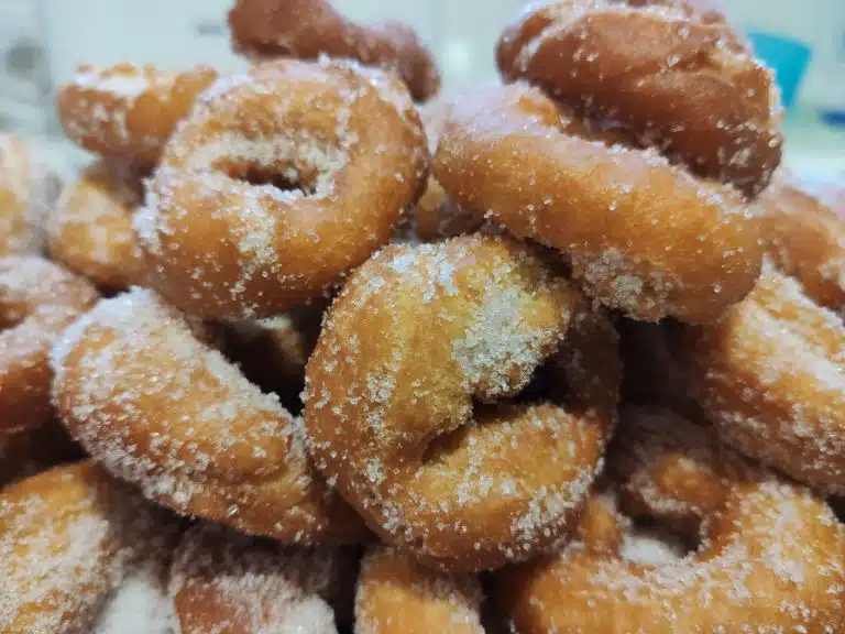 Fried orange donuts recipe