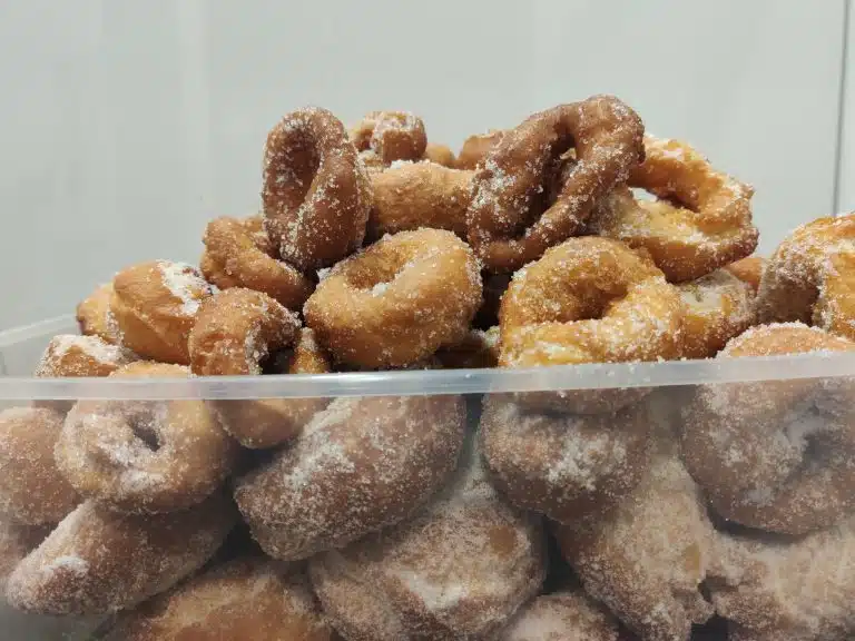 Easter fried orange donuts recipe