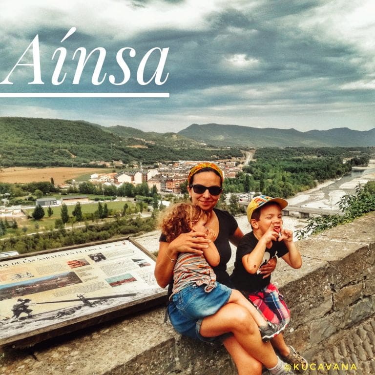 Ainsa in a motorhome. Aragonese Pyrenees by motorhome