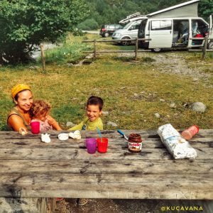 La Sarra in a camper. Aragonese Pyrenees by motorhome