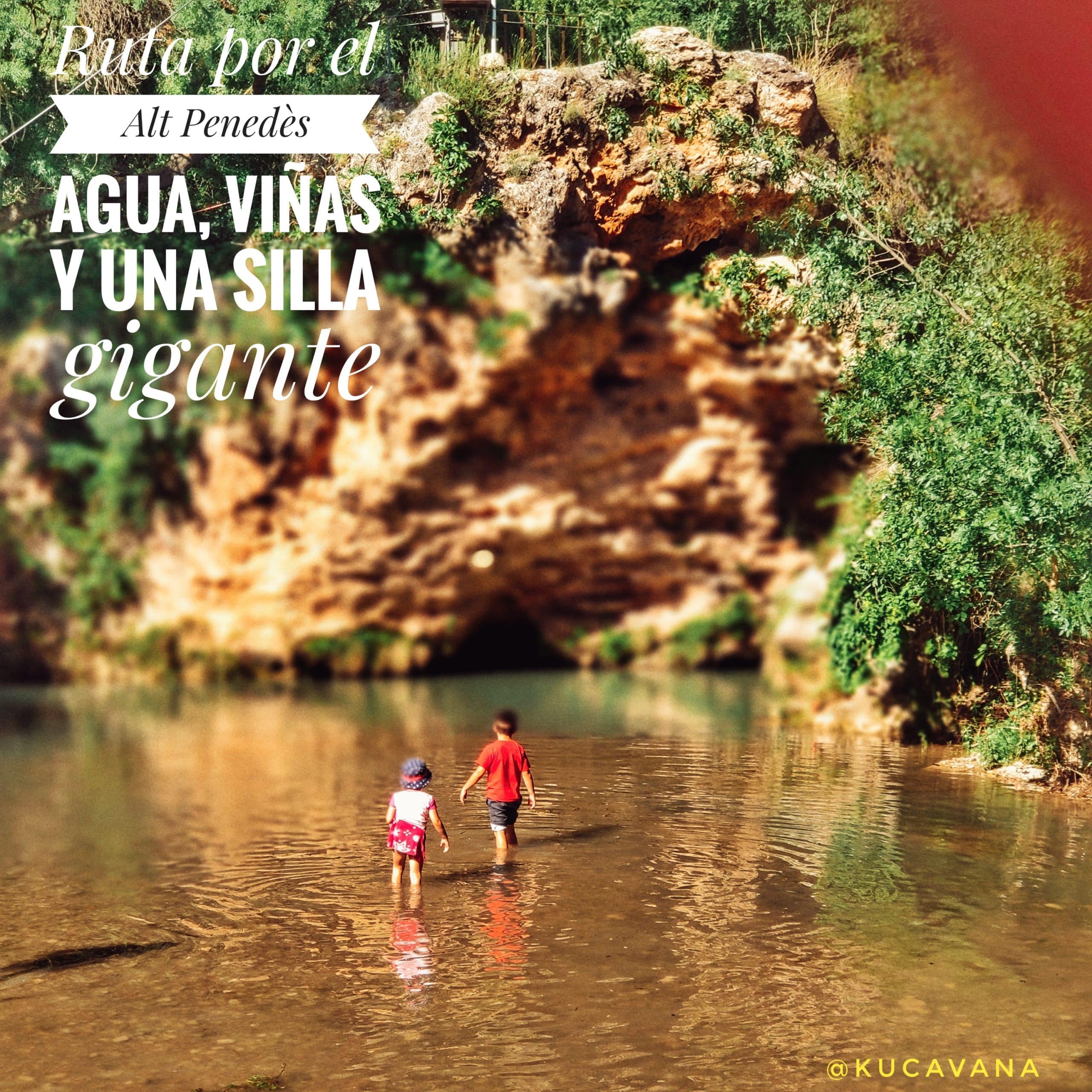 En aquest moment estàs veient Ruta per l'Alt Penedès: 'Pozas d'aigua, vinyes i una cadira Gegant!