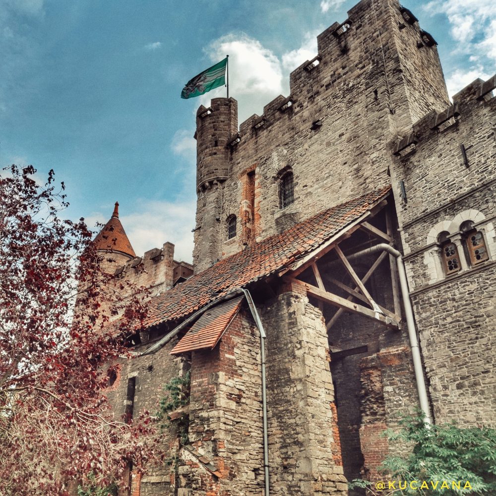 Castelo de Ghent Gravensteen Ghent Bélgica