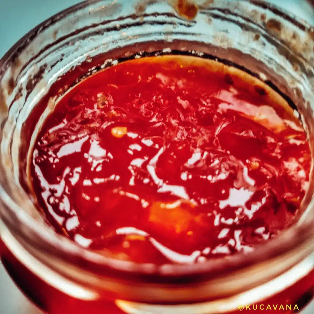 Homemade tomato jam