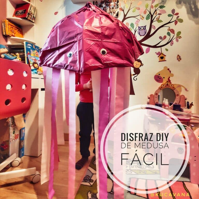 Parapluie de costume de méduse fait maison