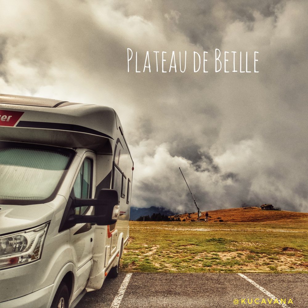 Plateau de Beille mit dem Wohnmobil