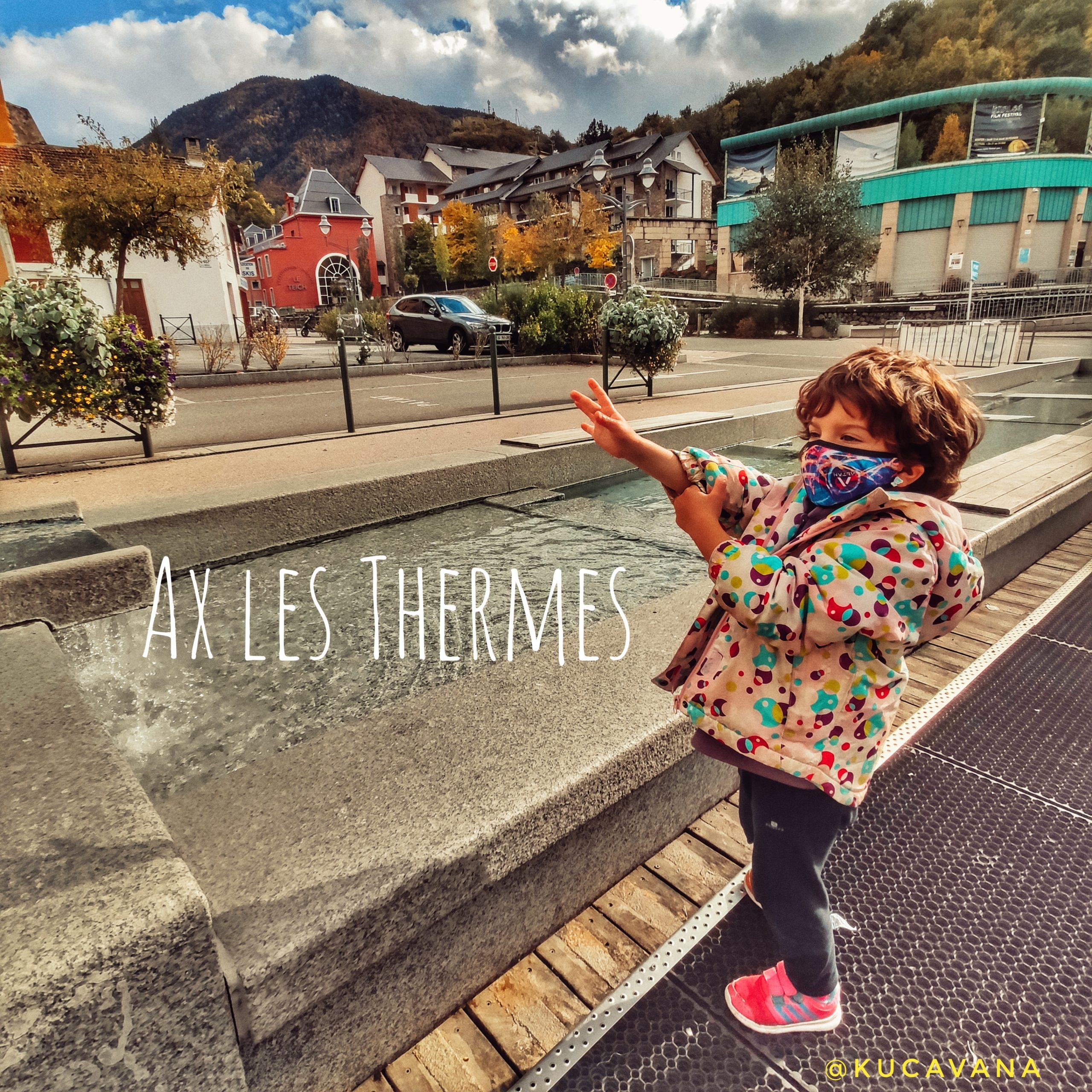 At this moment you are seeing Ax les Thermes, the spa town of the French Pyrenees