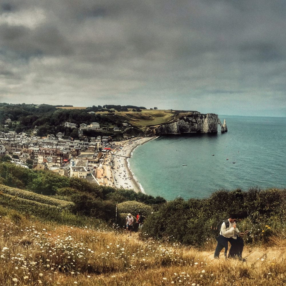 Etretat en autocaravana