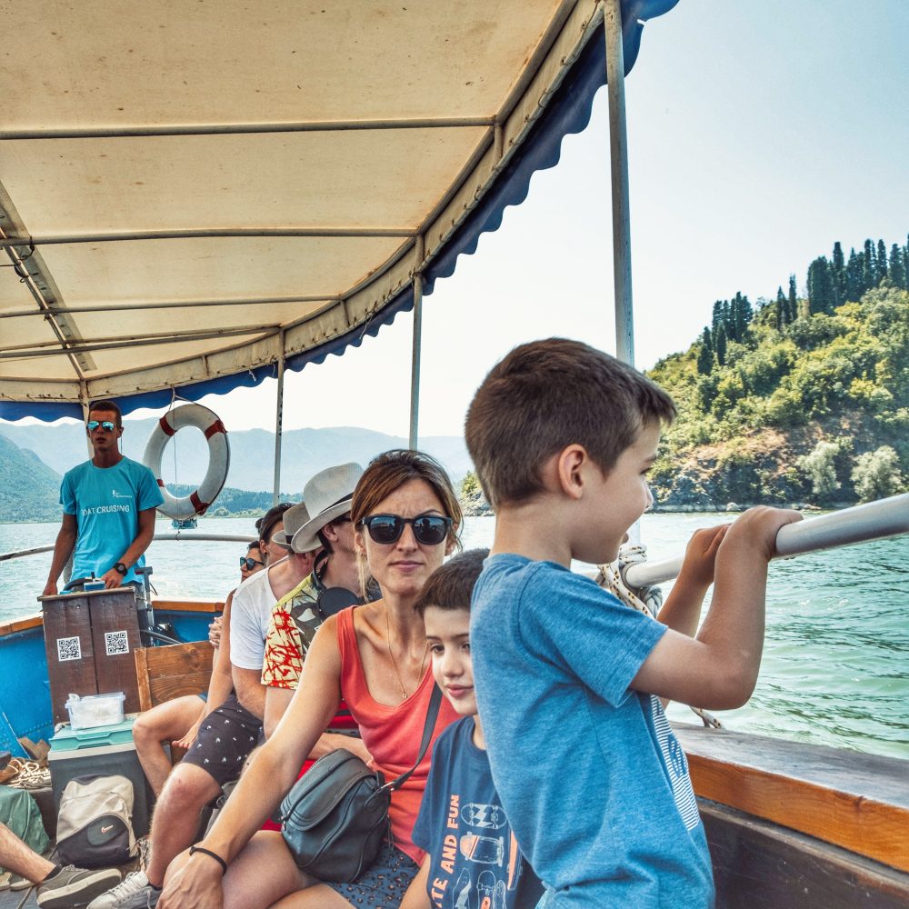 Lago di Scutari sulla rotta attraverso i Balcani in camper