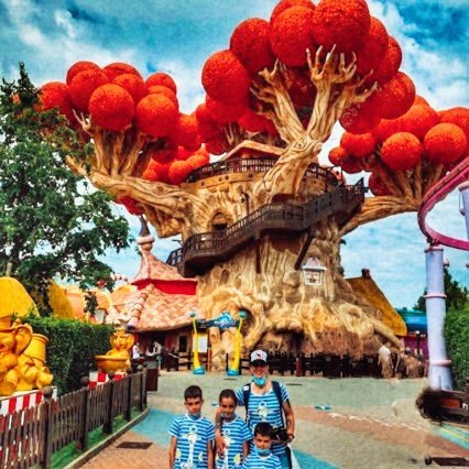 Gardaland Park in Italy, amusement park Italy