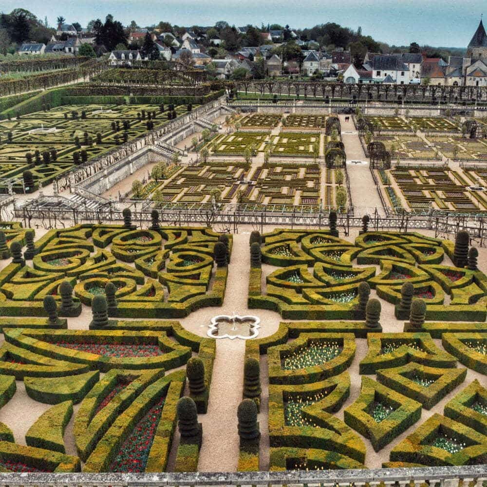 Os castelos do Loire: Château de Villandry