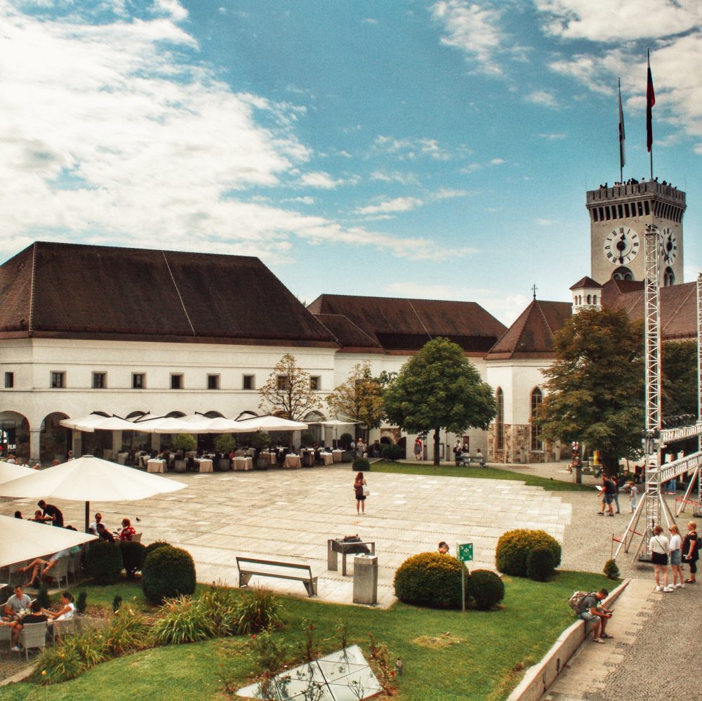 Ljubljana mit dem Wohnmobil (Burg)