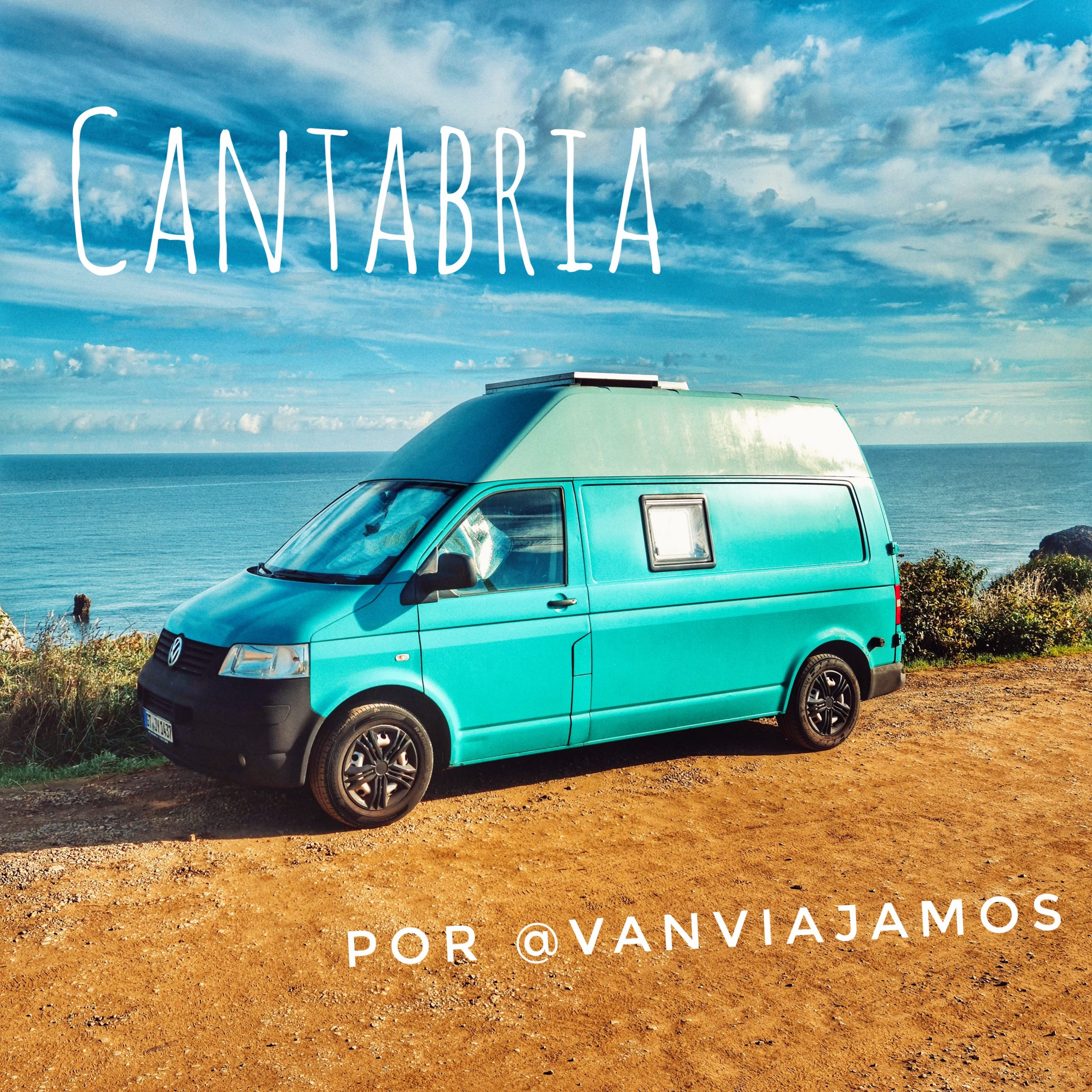 At this moment you are seeing Getaway through 2 of the best beaches in Cantabria in a campervan by @vanviagamos