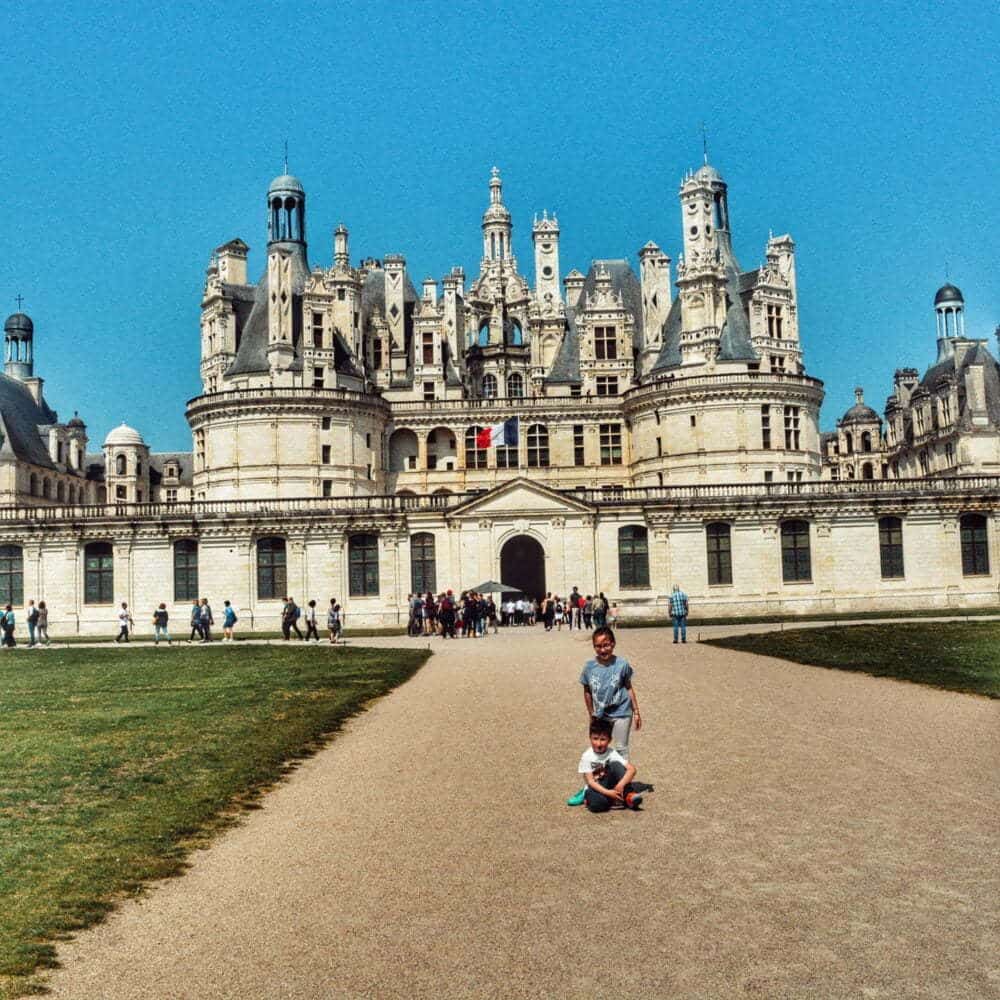 Castles of the Loire by motorhome with a stop at Château de Chambord