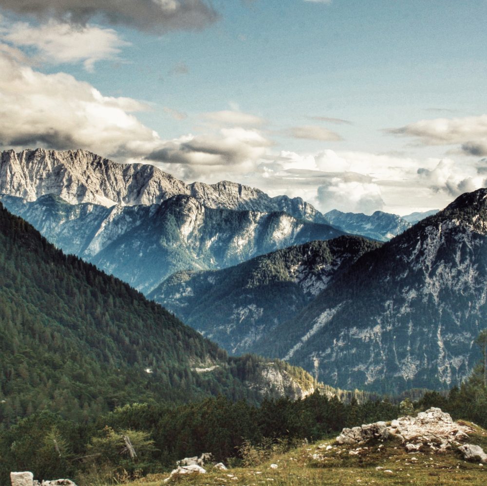 Paso Vrsic. Eslovenia en autocaravana