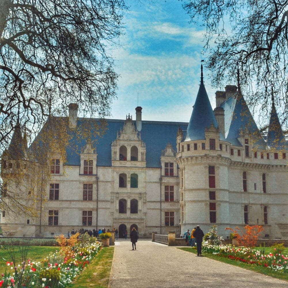 Château de Azay le Rideau uno dei 9 castelli sul nostro percorso dei castelli della Loira