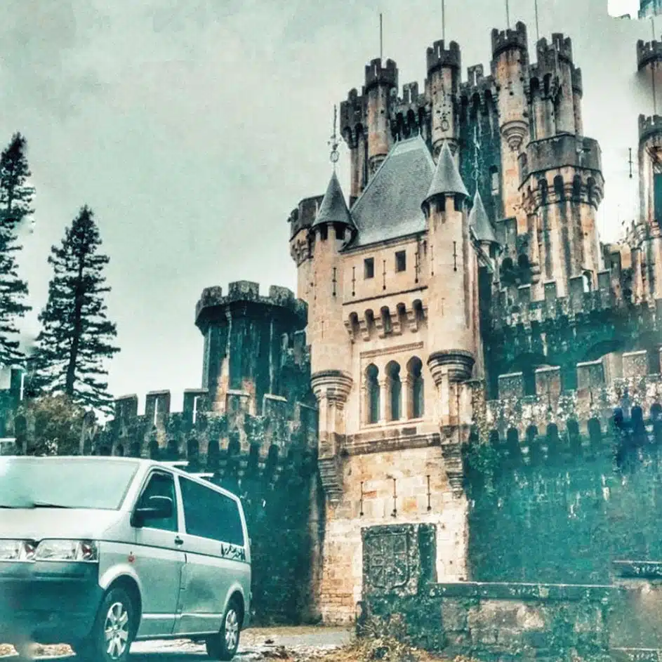 Pays basque en camping-car au château de Bultron