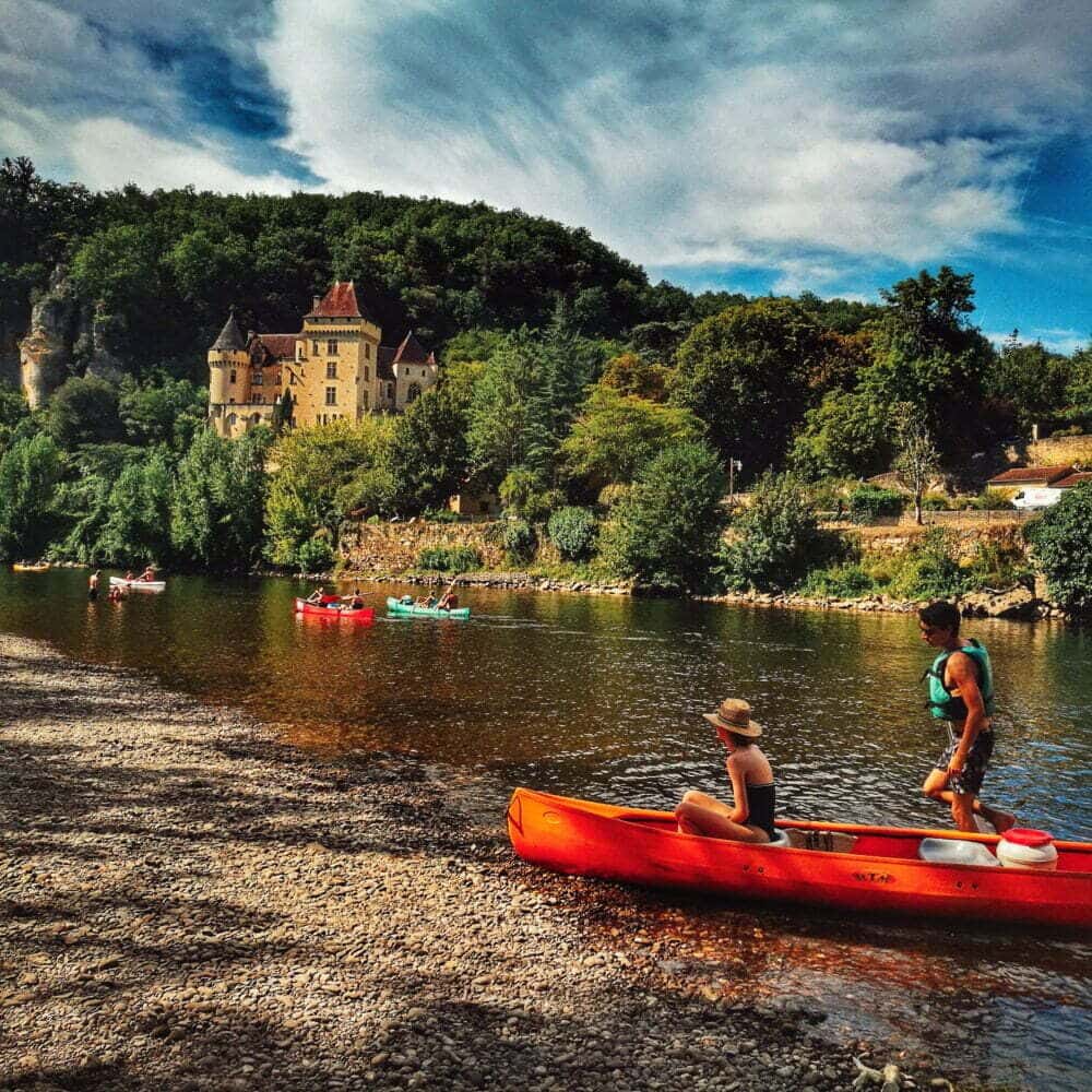 Perigord was zu sehen: Kanus - La Roque Gageac