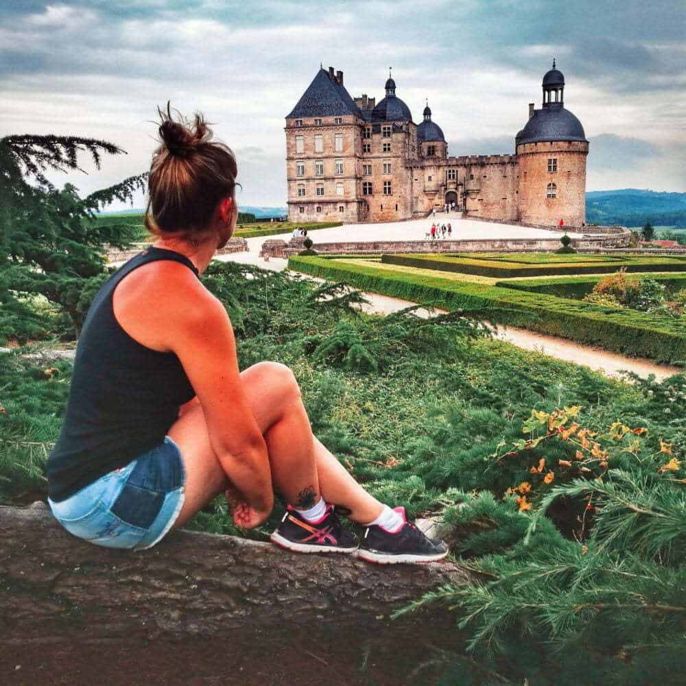 Dordogne Sehenswürdigkeiten und Perigord von Camper van Hautefort Castle