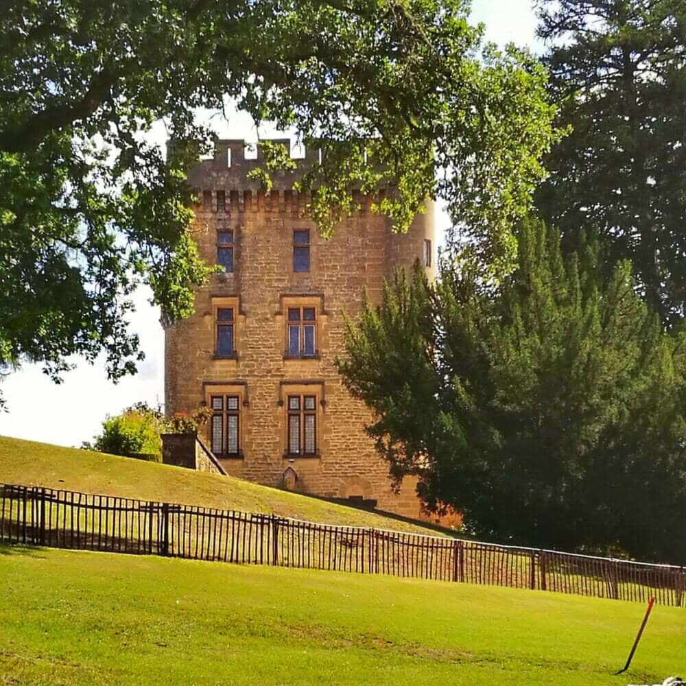 Attrazioni della Dordogna e del Perigord in camper Puymartin Castle