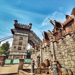 Vues d'Efteling, parc d'attractions en Hollande