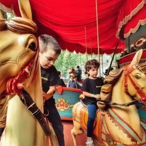 Efteling with children amusement park Holland