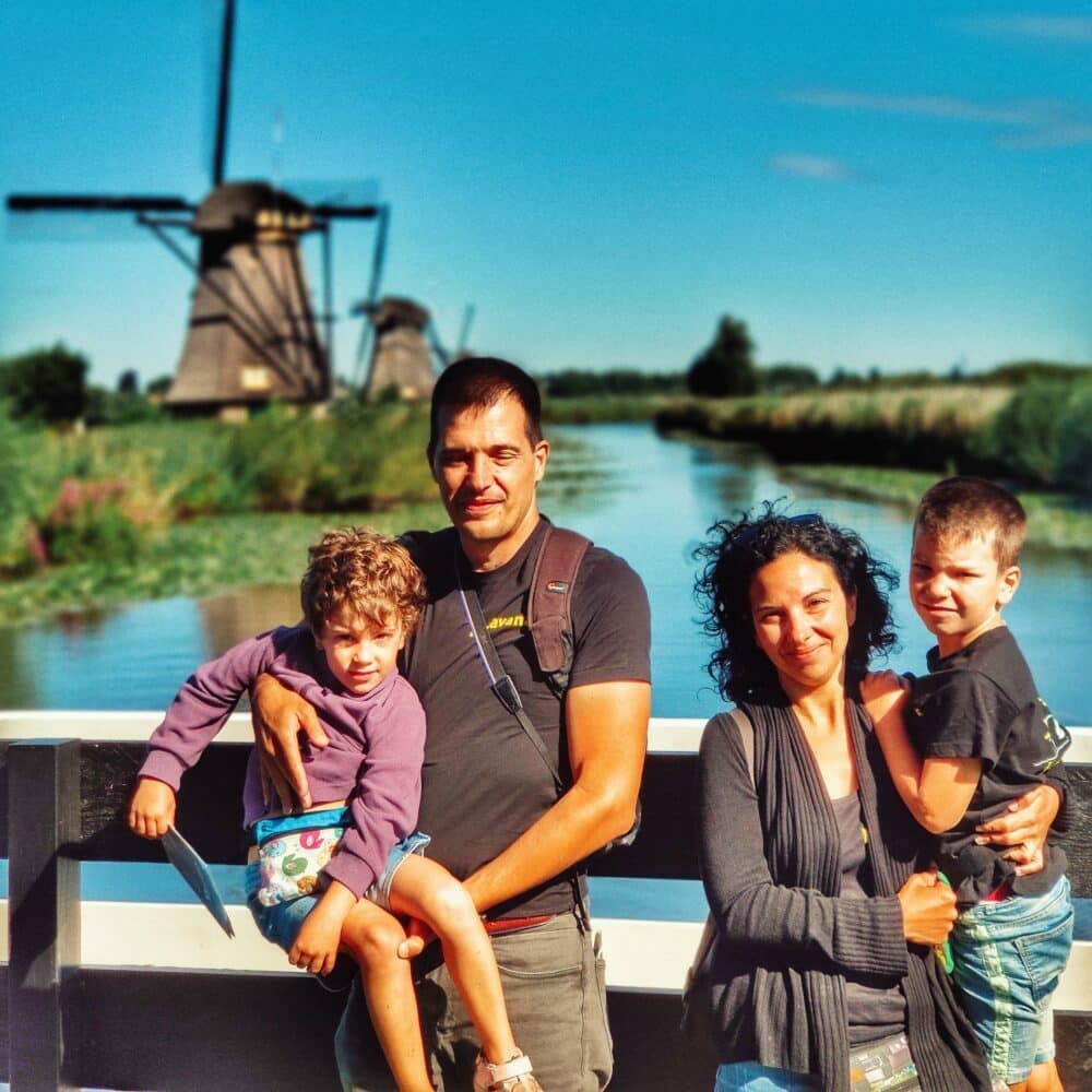 Els molins de Kinderdijk en autocaravana o camper