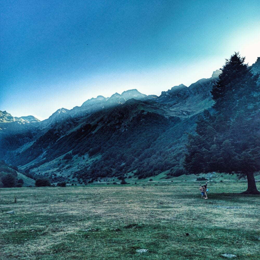 Route de Panticosa au camping car du lac d'Estaig