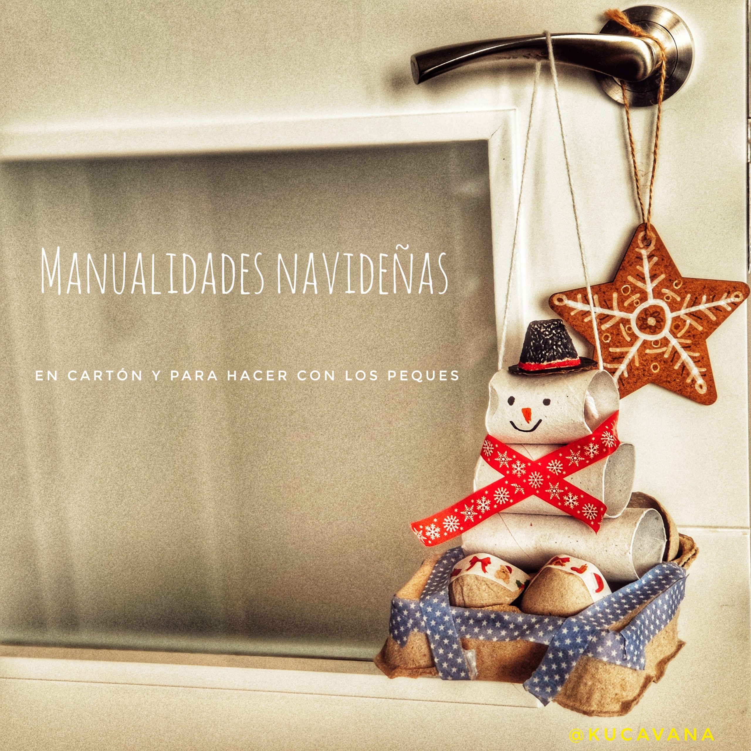 manualidad de Navidad facil para niños