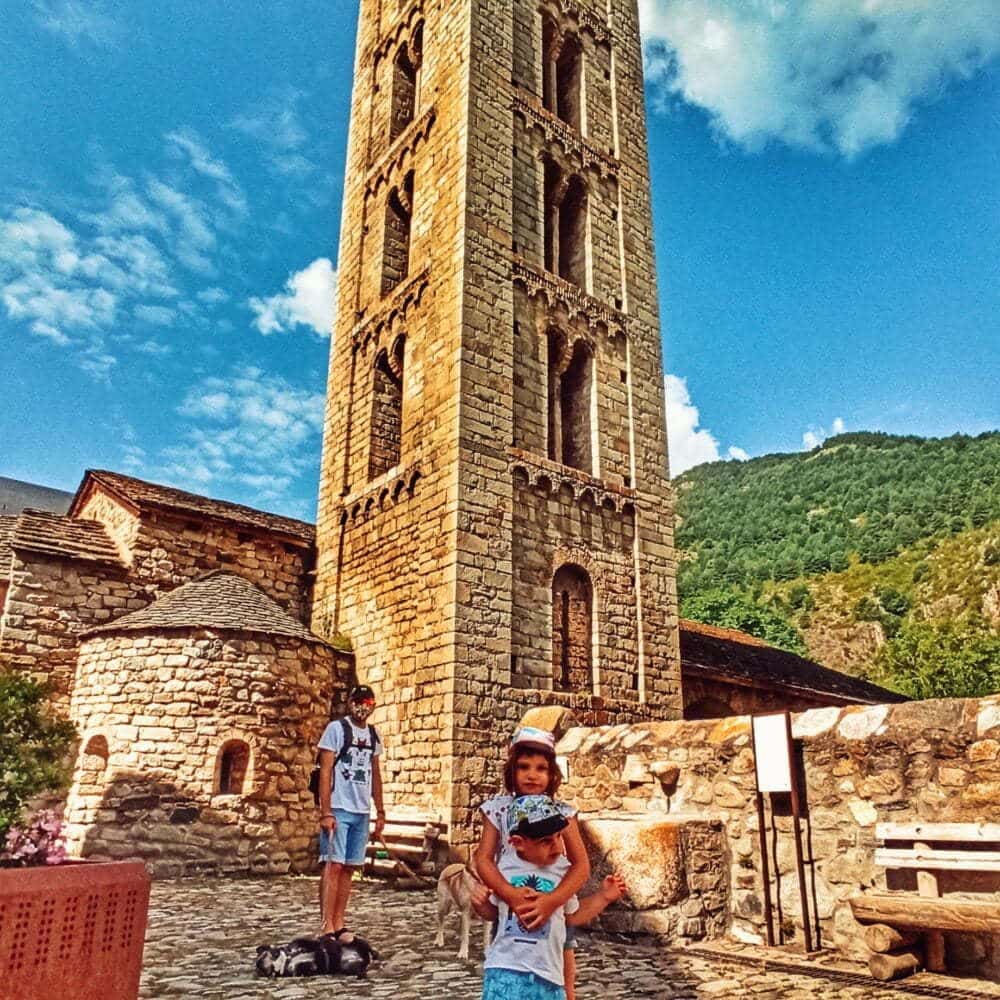 Vall de Boi con niños