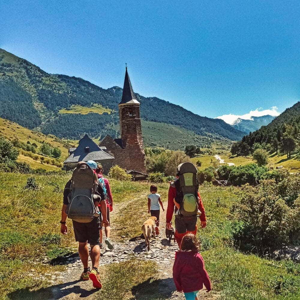 Vall d'Aran mit Kindern