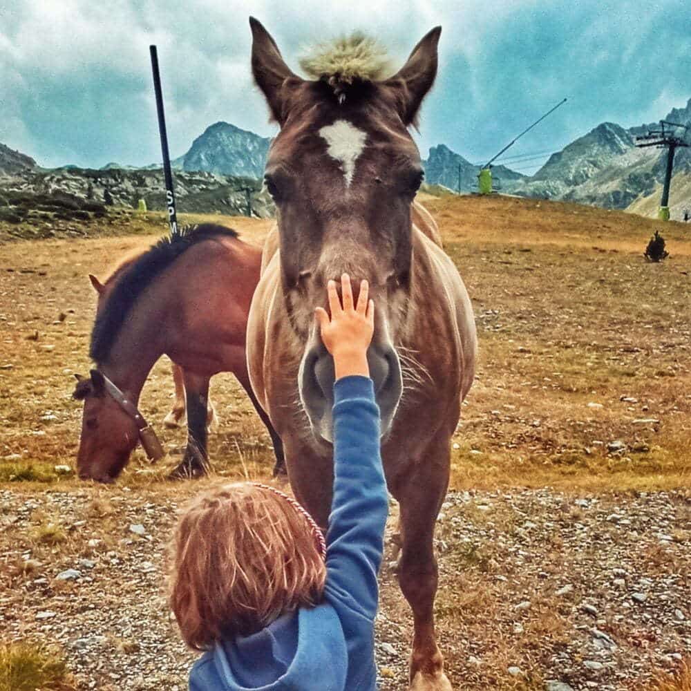 Andorra in einem Wohnmobil mit Kindern