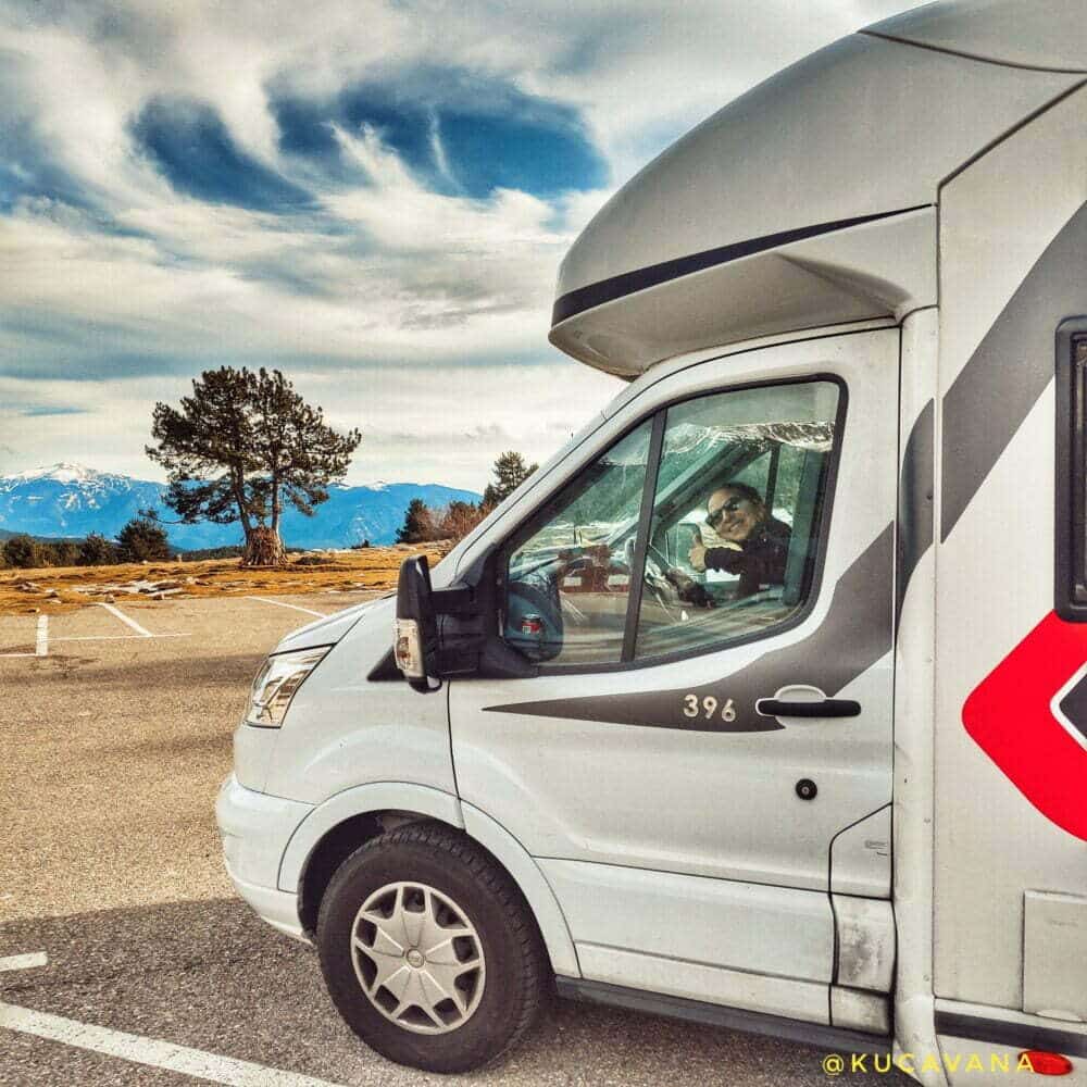 Portugal em autocaravana durante a noite