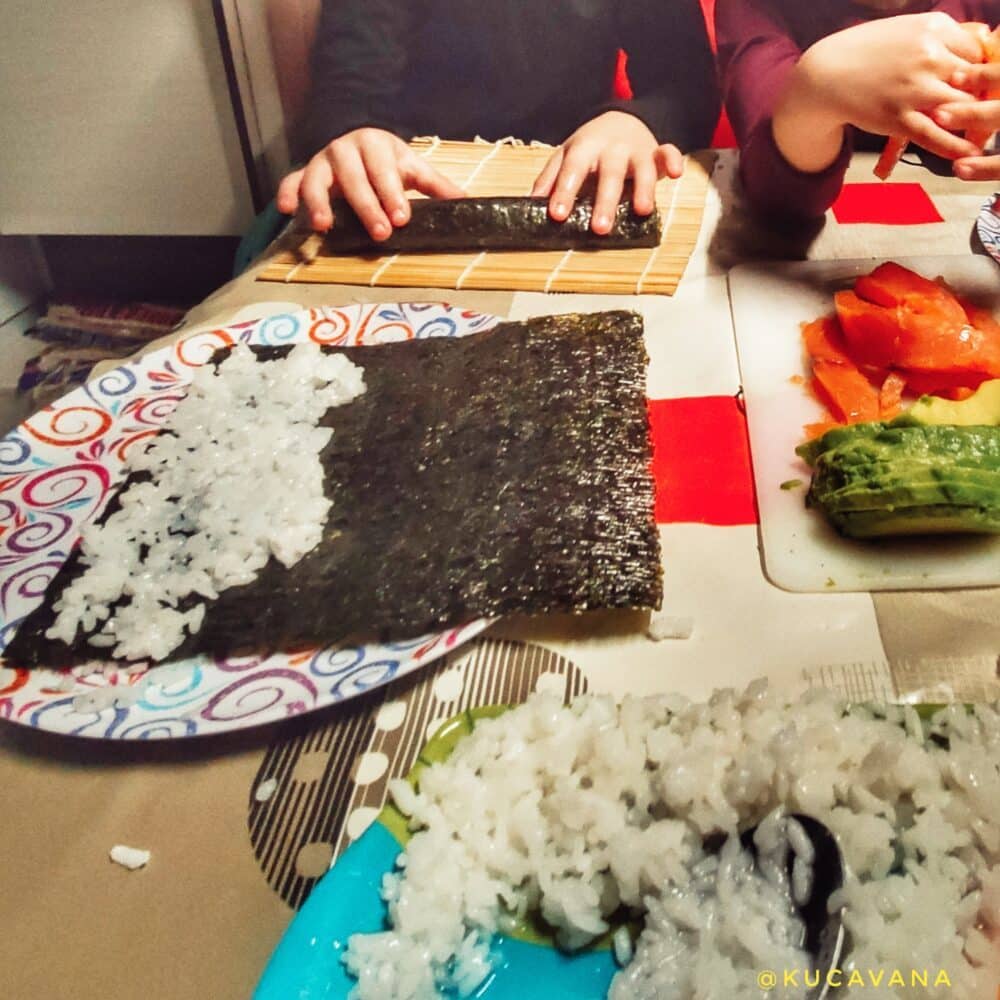 melhor receita de sushi caseiro