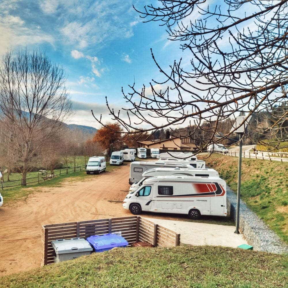 zona de autocaravana Viladrau