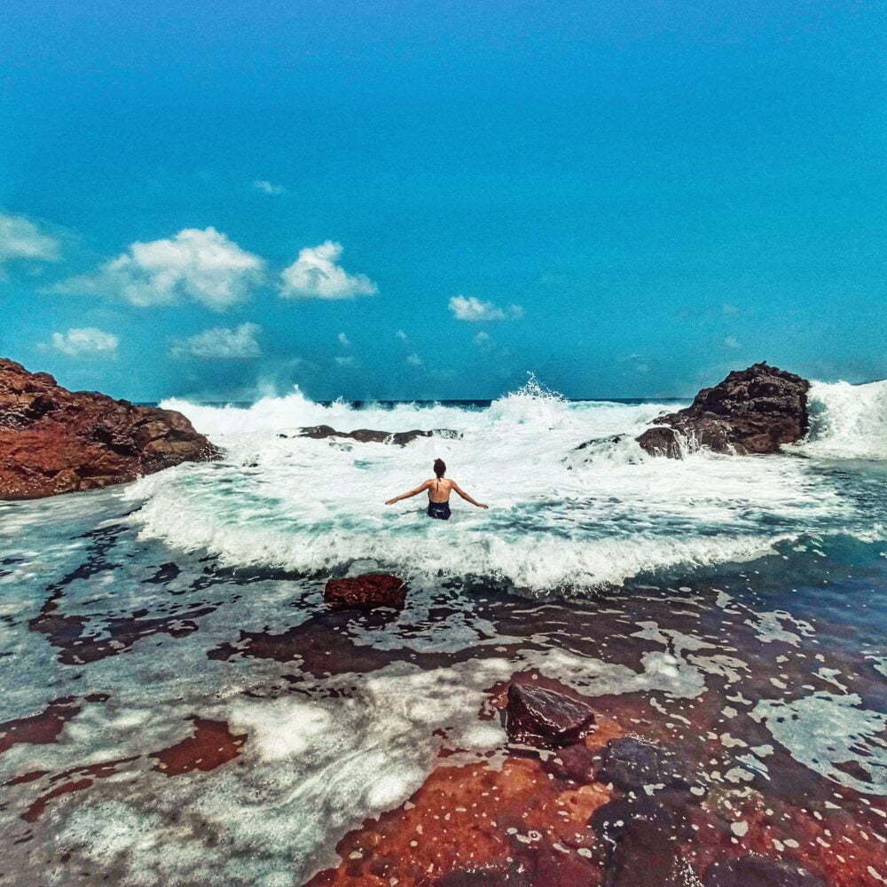 Piscina Natural Islas Canarias en autocaravana