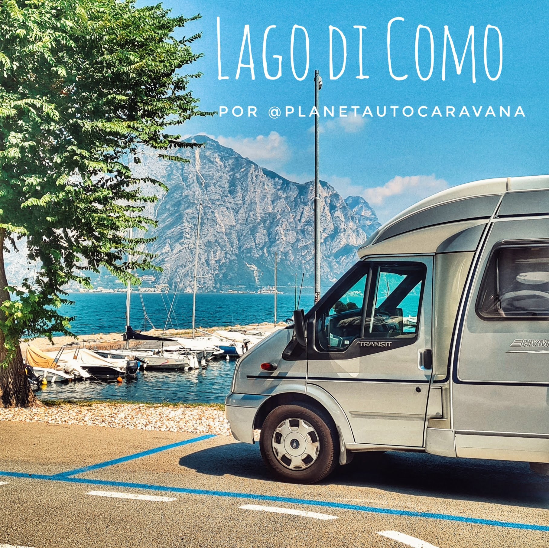 Lago di Como en autocaravana