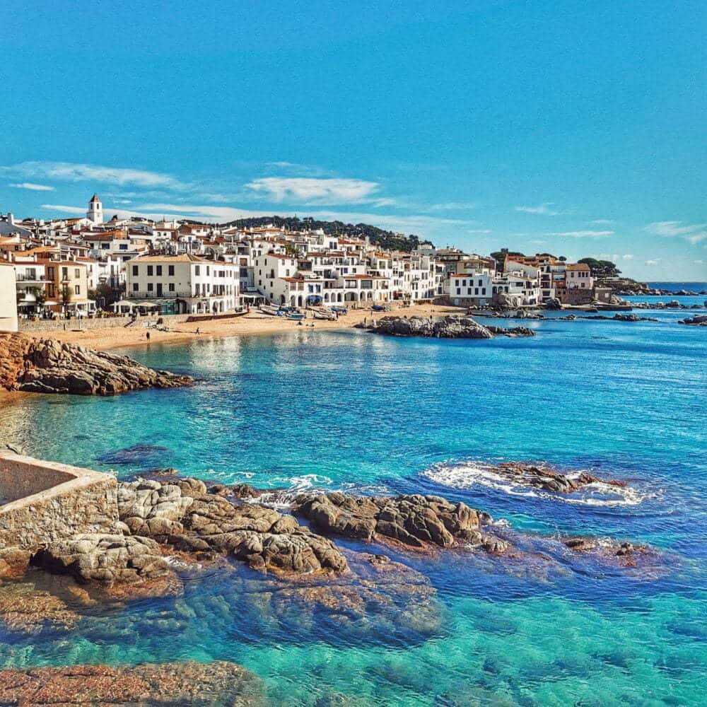 Calella de Palafrugell mit dem Wohnmobil