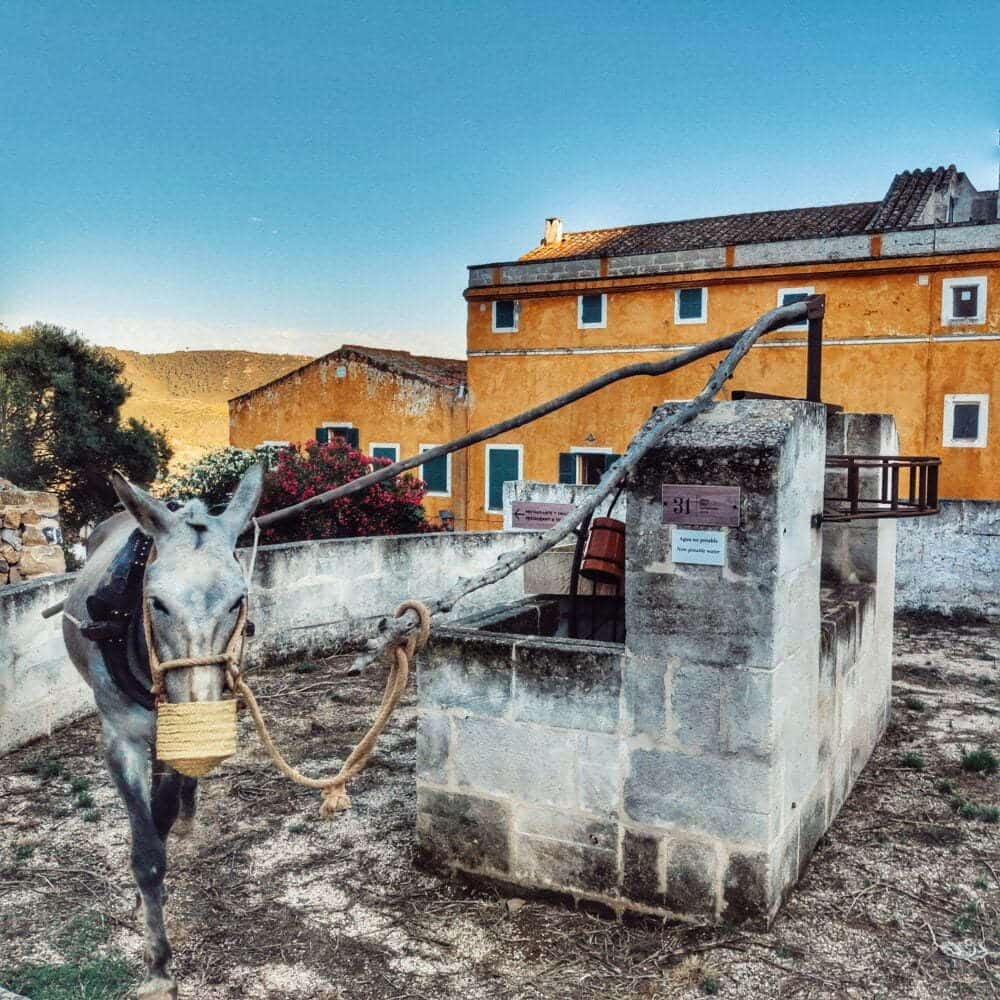 El Fumat sacando agua, en Benissuès