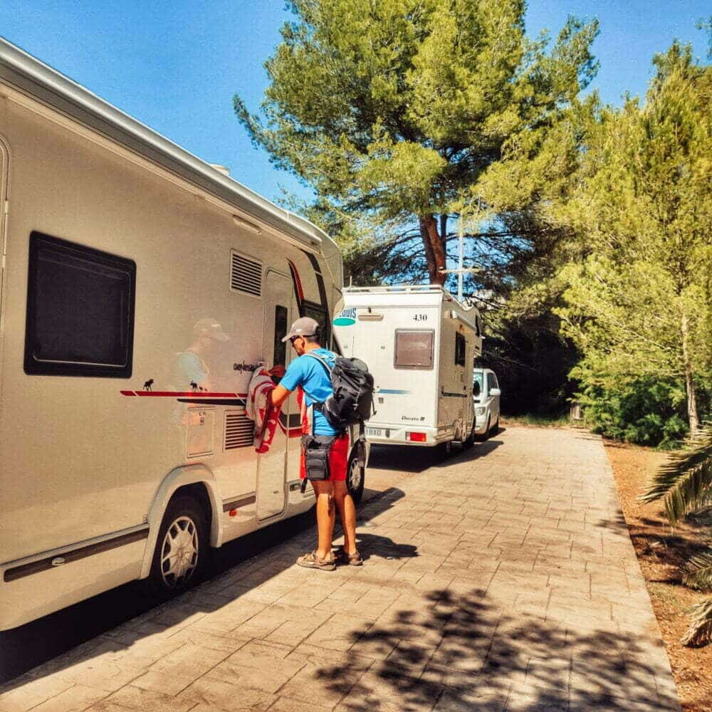 Cala Galdana en autocaravana