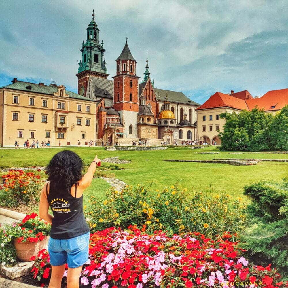 La ciudad de Cracovia en autocaravana