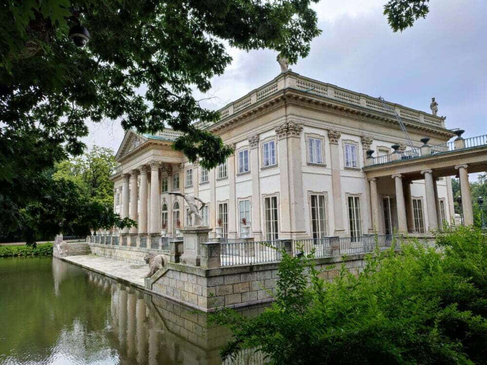 Royal Palace of Vernano in the Royal Lazienki Park in Warsaw