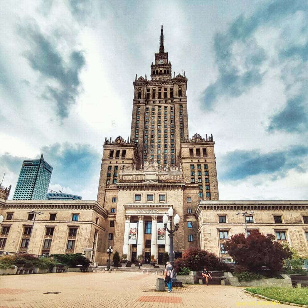 Stalins Palast der Kultur und Wissenschaft in Warschau