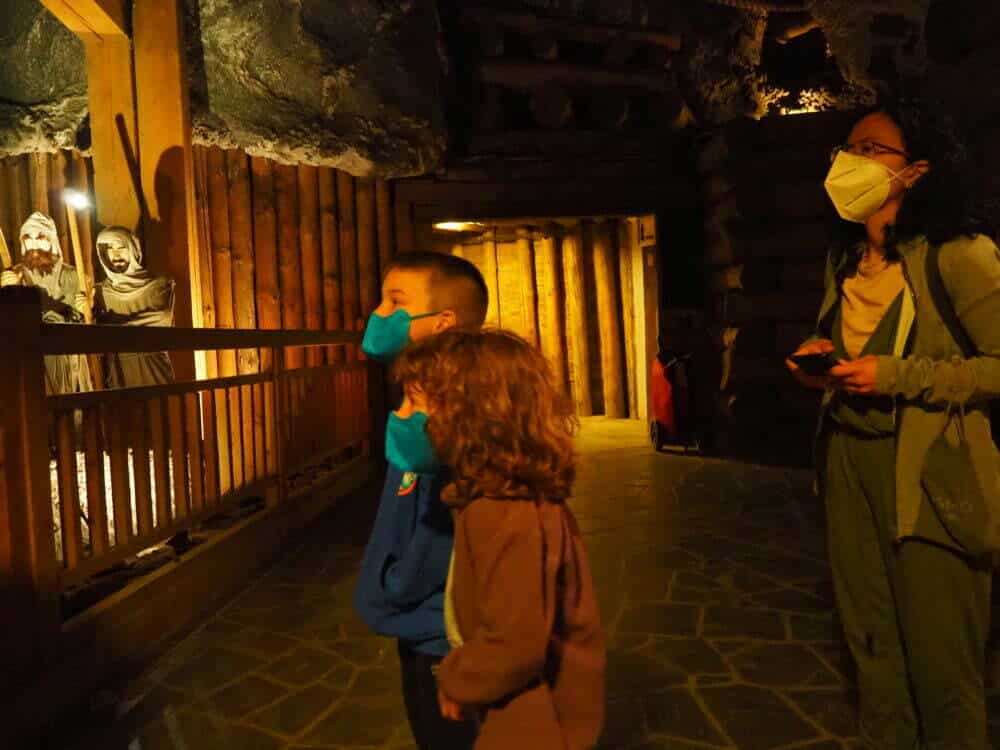 Visita a la mina de sal en Polonia de Wieliczka con niños